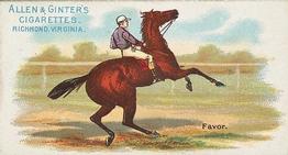 1888 Allen & Ginter World's Racers (N32) #NNO Favor Front